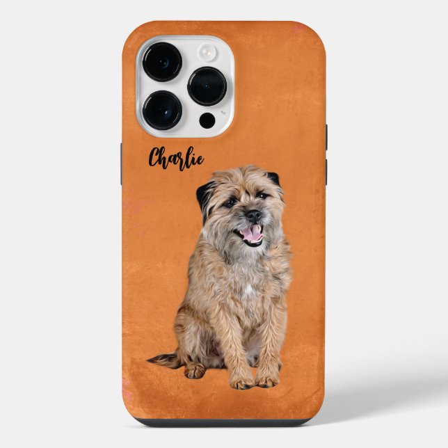 Border Terrier Grunge Case-Mate iPhone Case (Back)