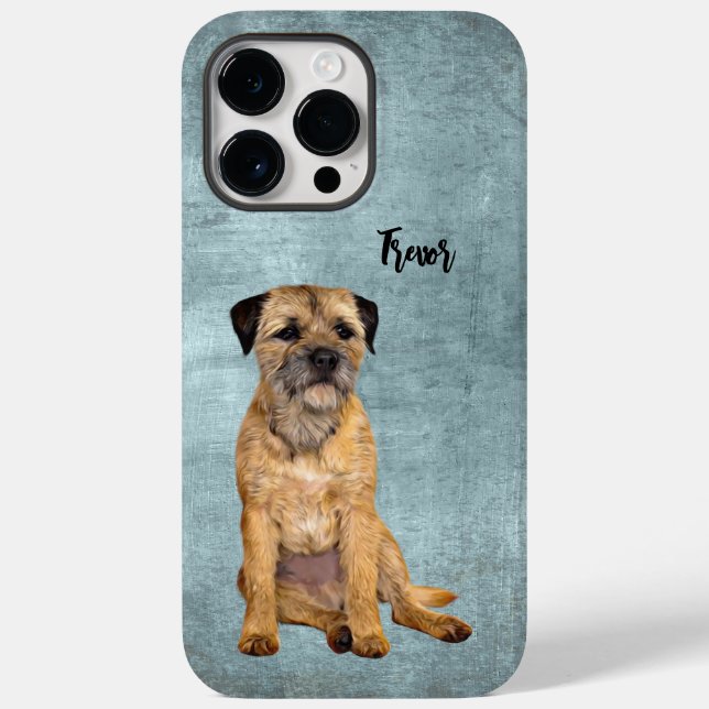 Border Terrier Grunge Case-Mate iPhone Case (Back)