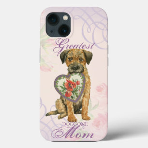 Border Terrier Heart Mom iPhone 13 Case