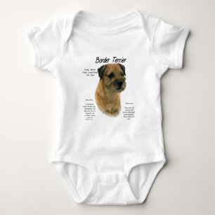 Border Terrier History Design Baby Bodysuit