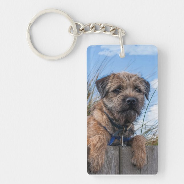Border Terrier Keychain (Front)