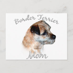Border Terrier Mom 2 Postcard