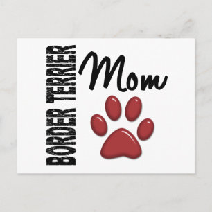 Border Terrier Mom 2 Postcard