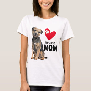 Border Terrier Personalized Mom  T-Shirt