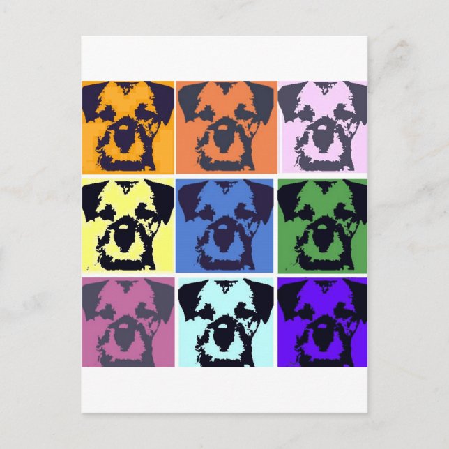 Border Terrier  Postcard (Front)