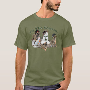 Border Terrier Tis The Season T-Shirt