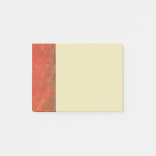 Border with Red Texture Grunge Abstract Background Post-it Notes