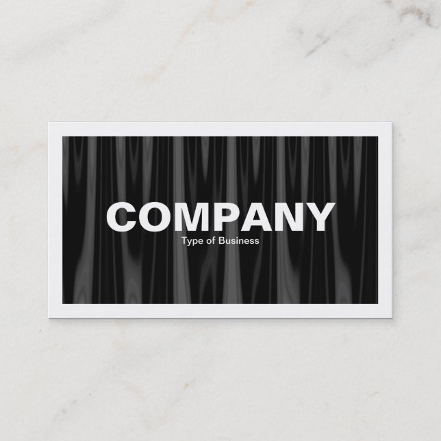 Bordered - Drapery 08 Business Card (Front)