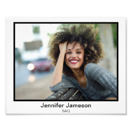 Borderline Actor Acting Headshots Landscape Photo Print