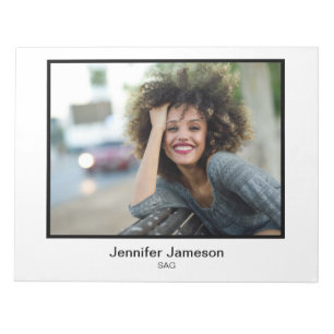 Borderline Actor Notepad Framed Landscape Headshot
