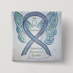 Borderline Personality Disorder (BPD) Ribbon Pins