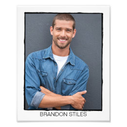 Borderline Retro Actor Acting Headshot - 8x10 Photo Print