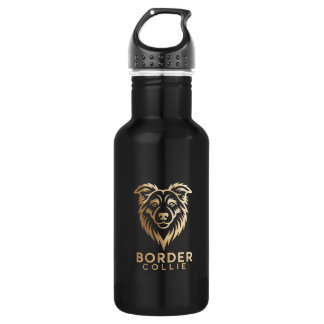 Border's Premium Gold Design 532 Ml Water Bottle
