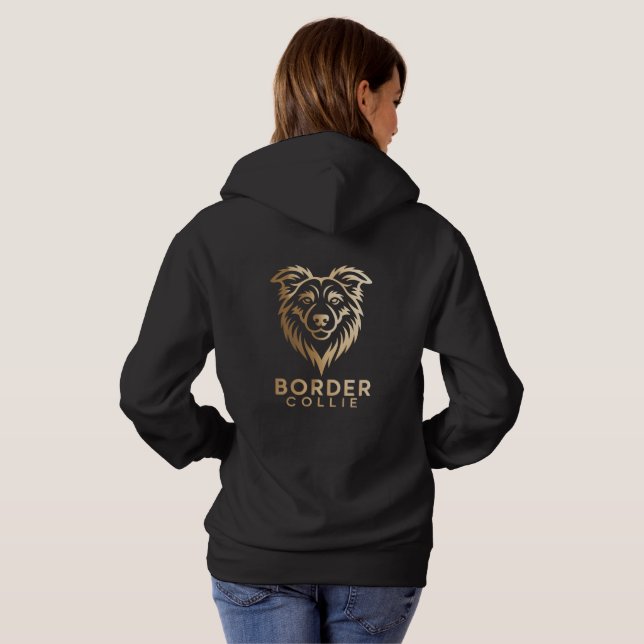 Border's Premium Gold Design Hoodie (Back Full)