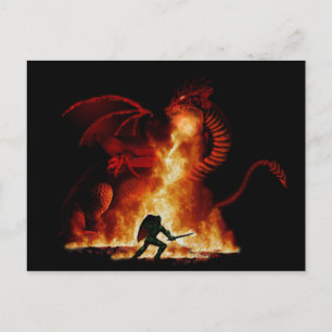 Bordox Dragon Slayer Postcard
