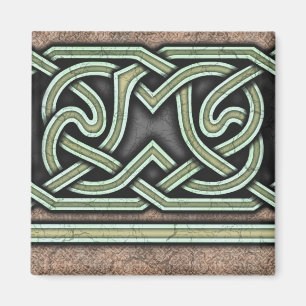 Bordure B, aimant droit vert