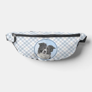 Bordure Collie Peinture Rough Noir & Blanc Chien A