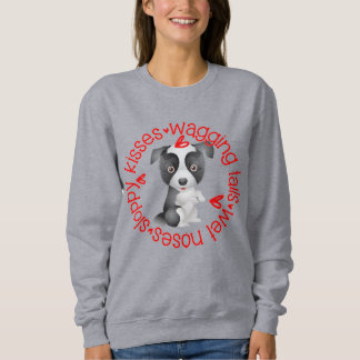 Bordure Collie, Sweatshirt des baisers escarpés