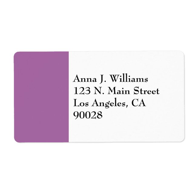 bordure couleur violet (Devant)