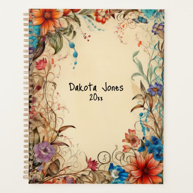 Bordure de fleurs assez personnalisée (Devant)