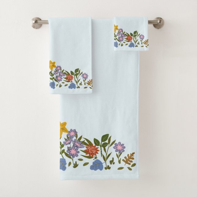 Bordure De Jolies Petites Fleurs De Jardin (En situation)