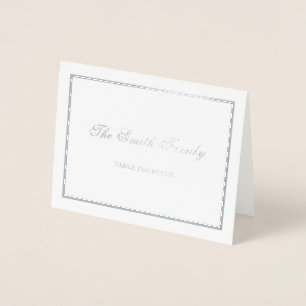 Bordure de la carte Mariage argent