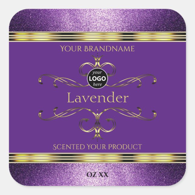 Bordure de Parties scintillant Étiquette de produi (Devant)