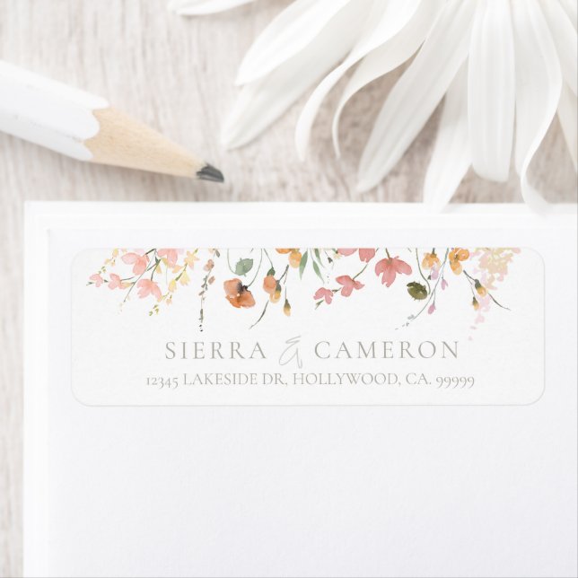 Bordure du Mariage Fleur sauvage Sunny ID1023 (En situation)