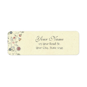 Bordure florale vintage