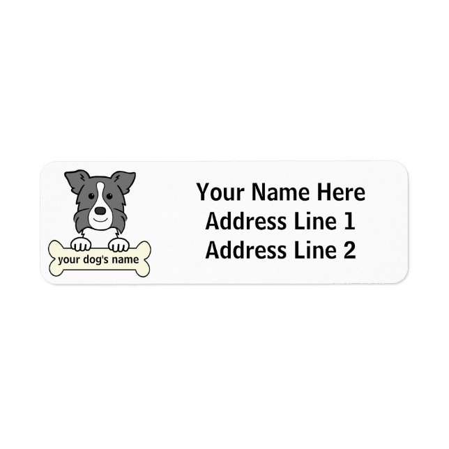 Bordure personnalisée Collie (Devant)