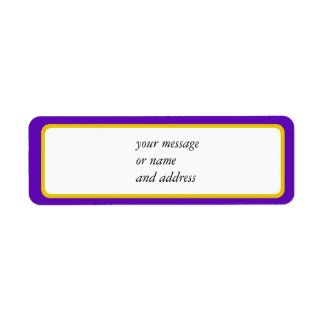 Bordure Purple Et Or