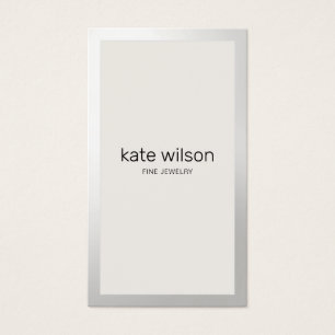 Bordure simple beige taupe Argent