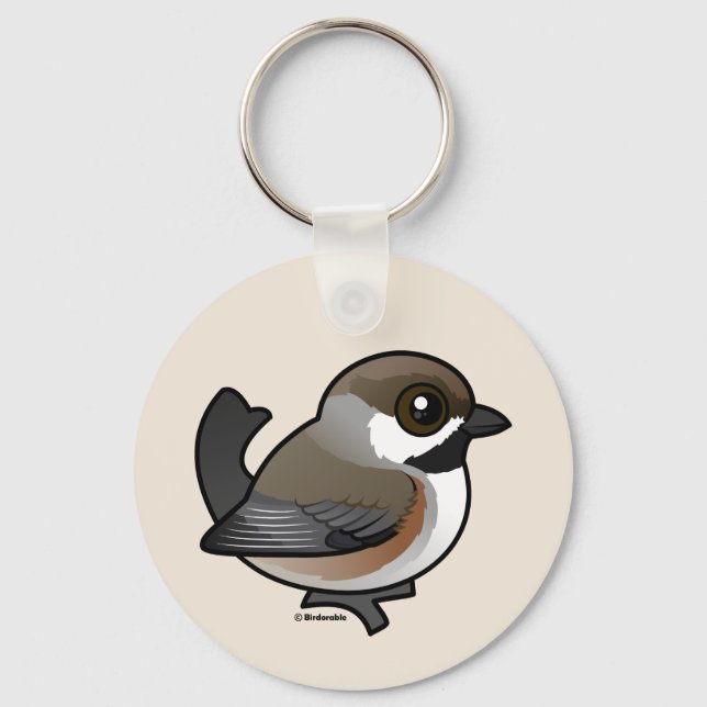 Boreal Chickadee Keychain (Front)