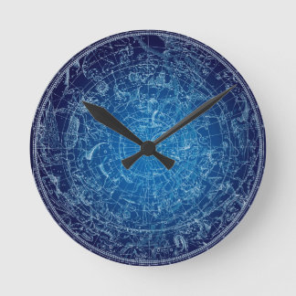Boreal Hemysphere Sky constellations Round Clock