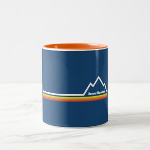 Boreal Mountain California Two-Tone Coffee Mug
