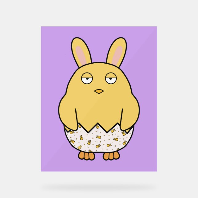 Bored Bunny Chick (Recto)