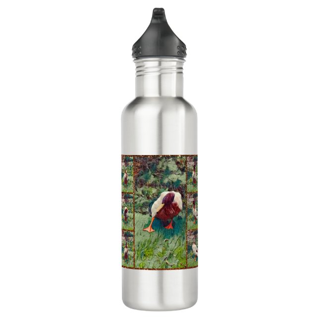Bored Duck Photo Collage, Water Bottle (Right)