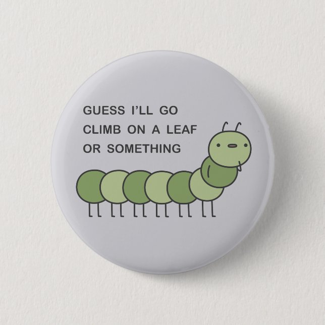 Bored Insect 2 Inch Round Button (Front)