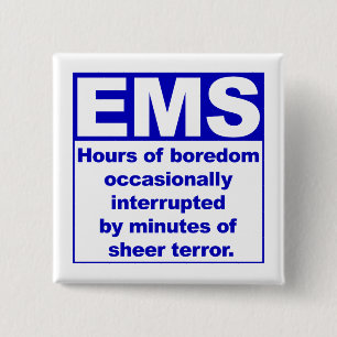 Boredom/Terror 2 Inch Square Button