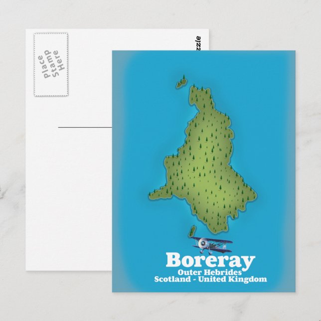 Boreray Outer Hebrides Scotland UK Postcard (Front/Back)