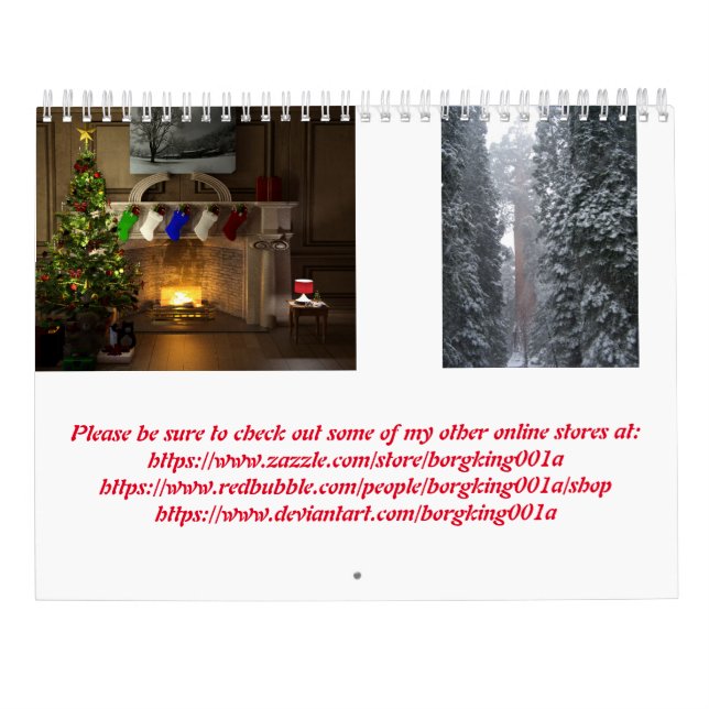 Borg King's 2024 Calendar (Back)