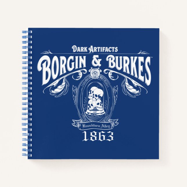 BORGIN & BURKES™ Dark Artifacts Store Graphic Notebook (Front)