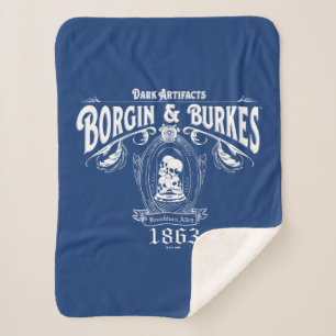 BORGIN & BURKES™ Dark Artifacts Store Graphic Sherpa Blanket