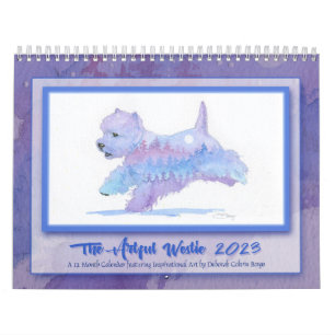 Borgo's The Artful Westie 2023 Calendar