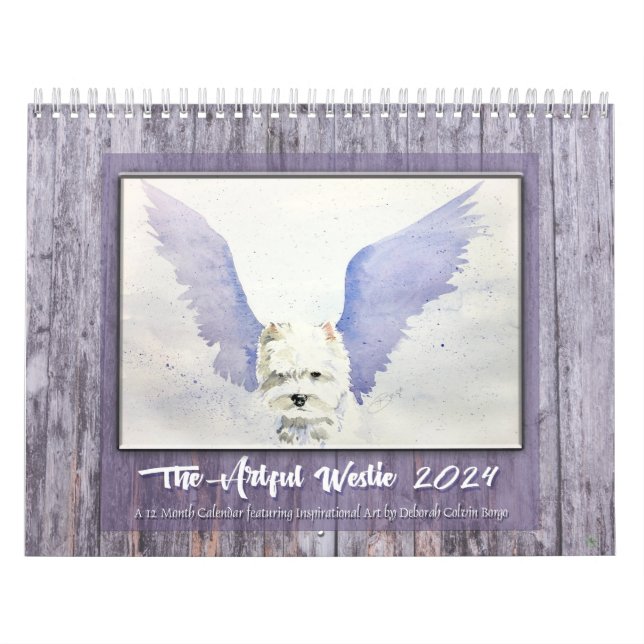 Borgo's The Artful Westie 2024 Calendar (Cover)