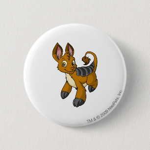 Bori Brown 2 Inch Round Button