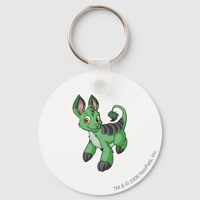 Bori Green Keychain (Front)