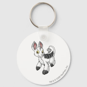 Bori White Keychain