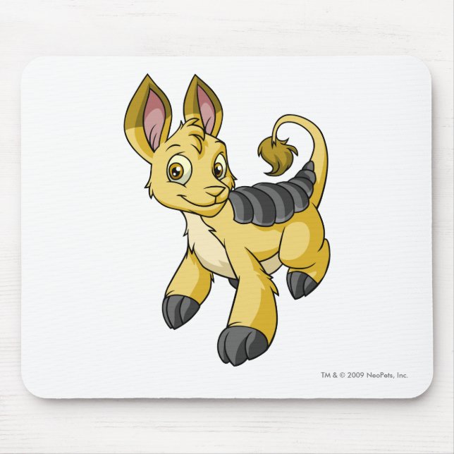 Bori Yellow Mouse Pad (Front)