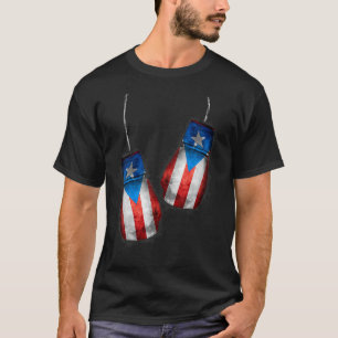 Boricua Boxers Boxing Fans  Gloves Puerto Rico Fla T-Shirt